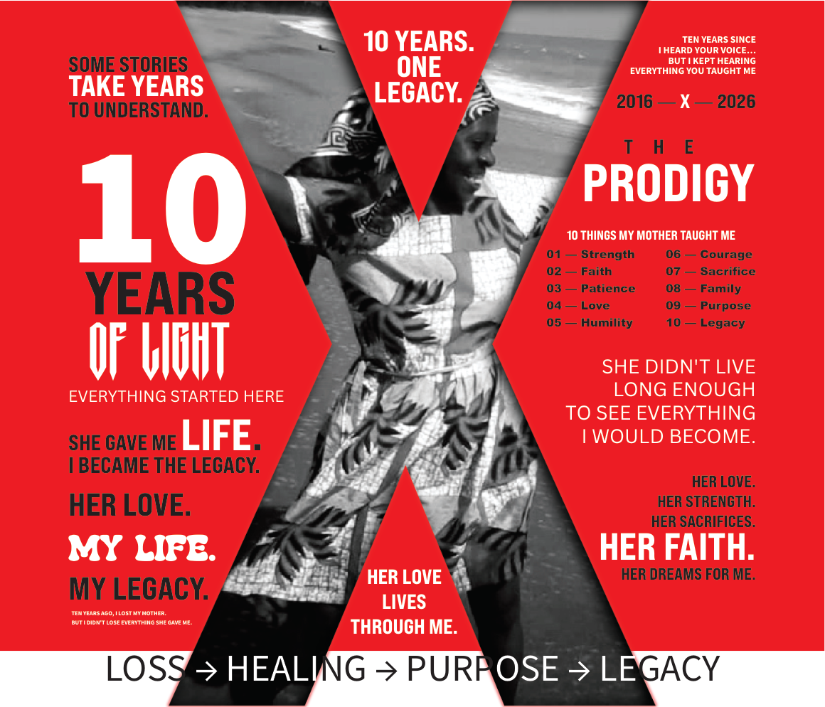 The Prodigy creative campaign artwork commemorating ten years of legacy